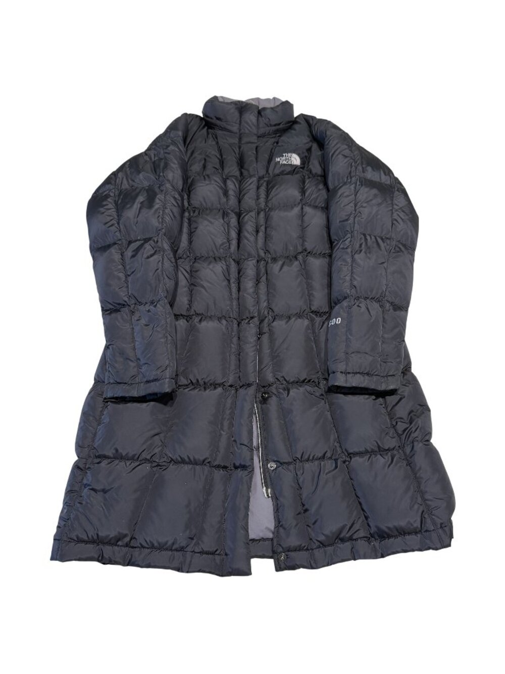 The North Face 600 Down Full Zip Quilted Parka Jacket Women's Medium M - Picture 1 of 7